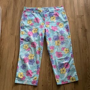 LILLY PULITZER, woman’s M, Cotton & Spandex, flower pattern